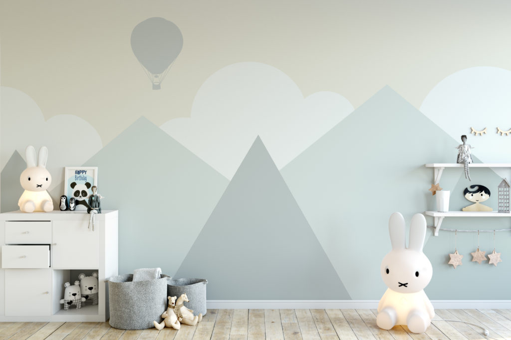ściany w pokoju dziecka malowanie